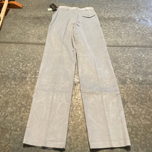 Vintage NOS Tomboy Corduroy High Waist Pants Womens 7 25 Blue 60s 70s Western - Picture 9 of 13